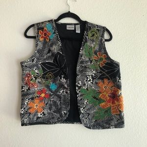 Chicos embroidered vest